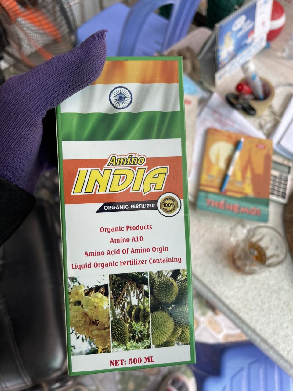 Phân bón sinh học Amino India. 500ml