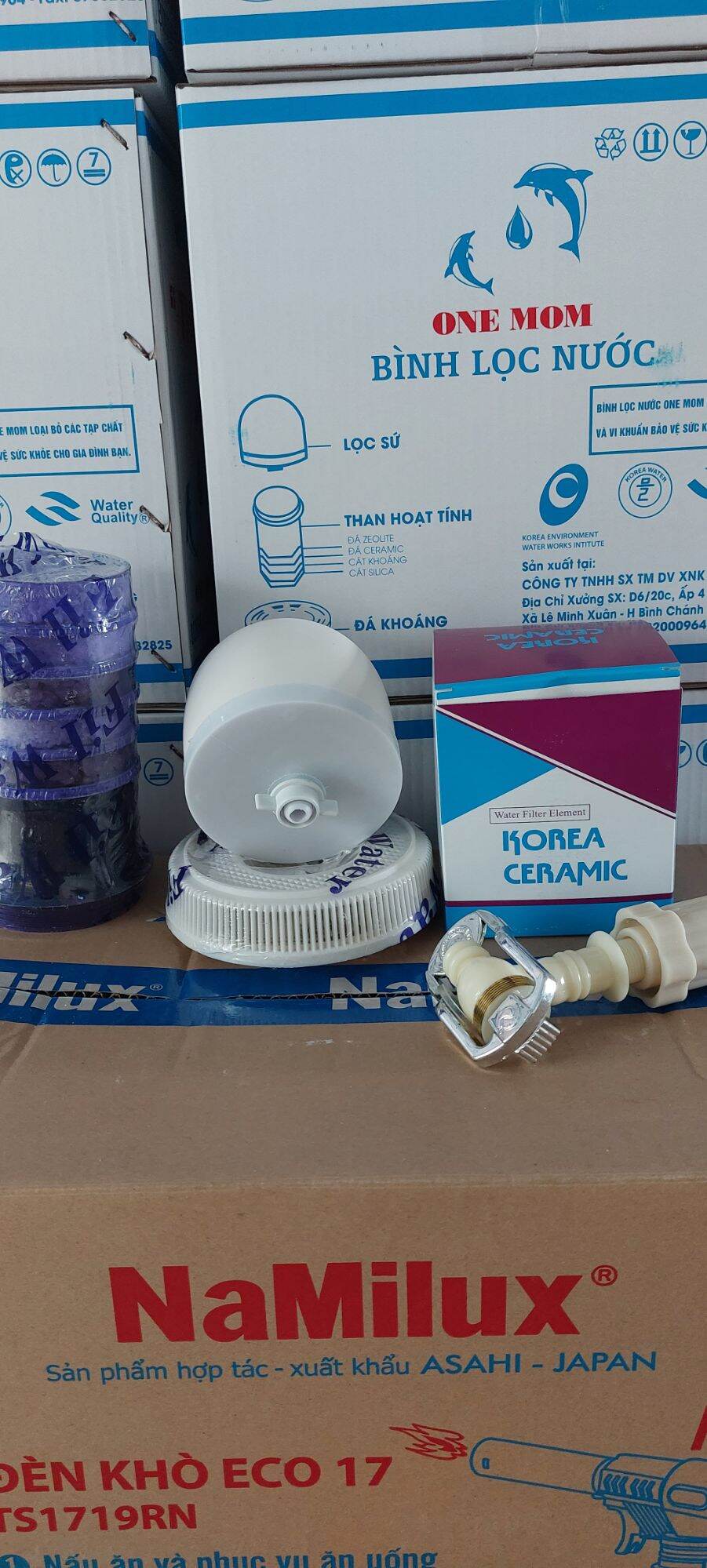 Bình lọc nước gia đình sứ lọc tốt màu đẹp