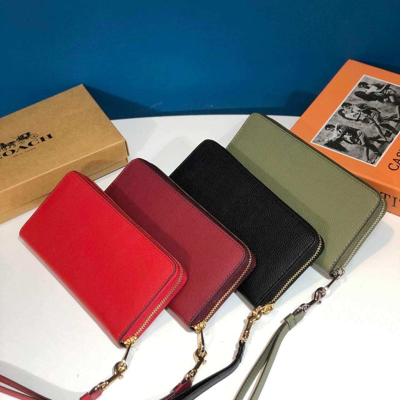 🔆 VÍ COACH DÀI da mịn cực sang