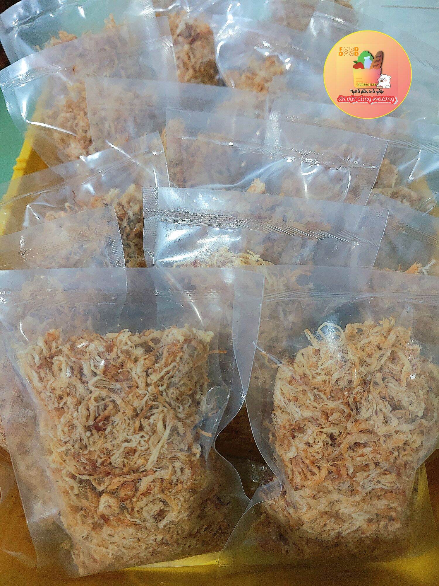Chà bông heo nhà làm