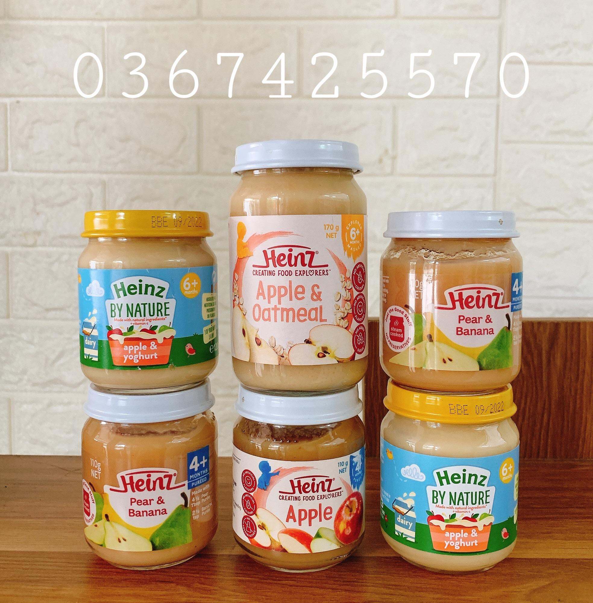 Hũ dinh dưỡng ăn dặm Heinz 4m / 6m / 8m