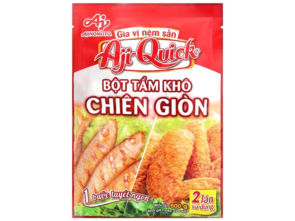 Bột chiên Gà giòn tẩm khô Aji Quick