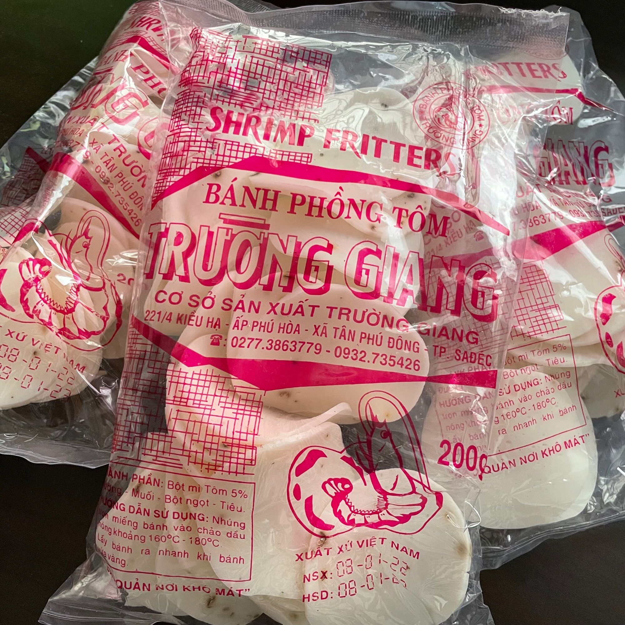 Bánh phồng tôm Sa Đéc 200g hiệu Trường Giang