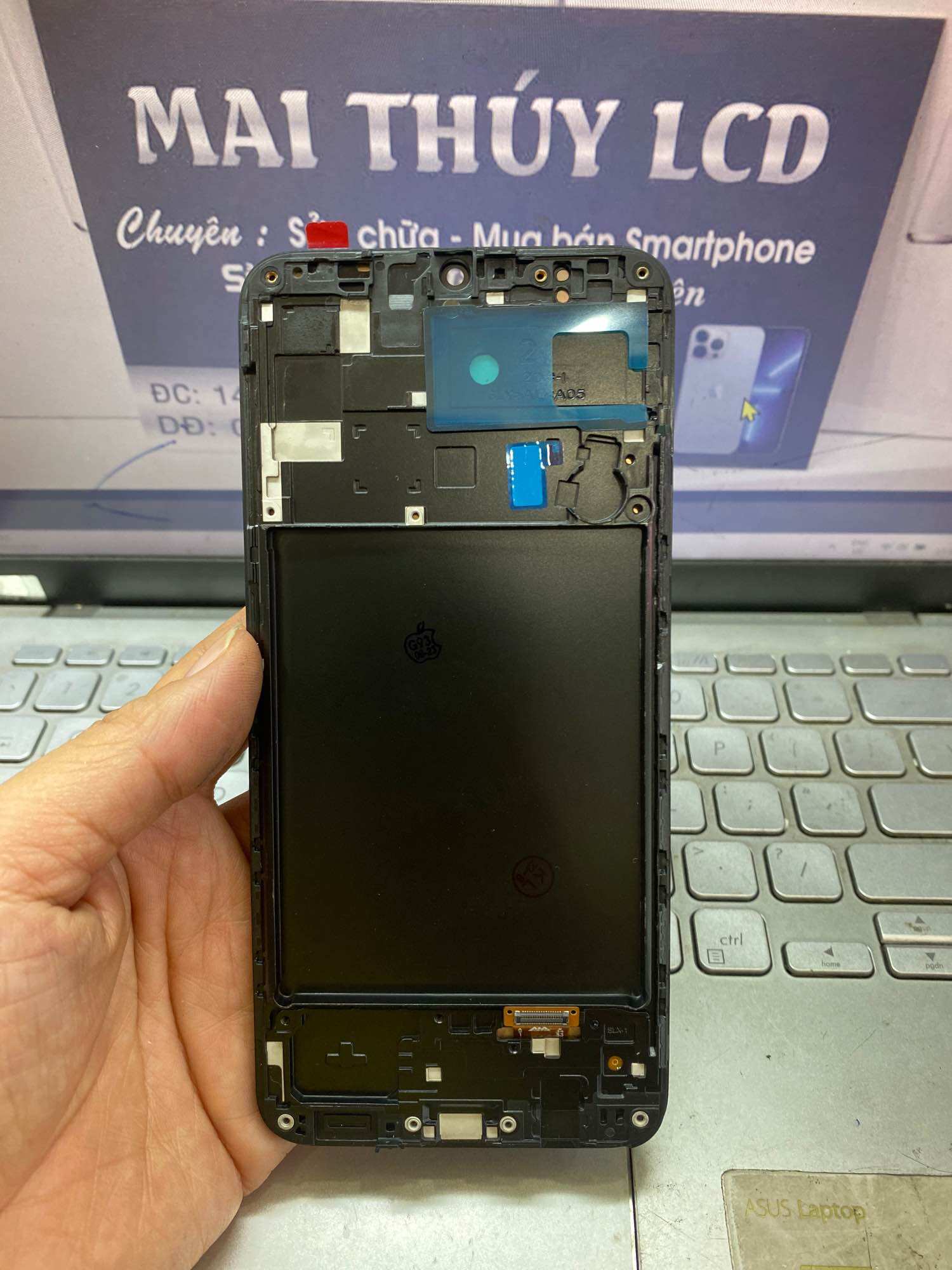 MÀN HÌNH SAMSUNG A20 (2ic khung)