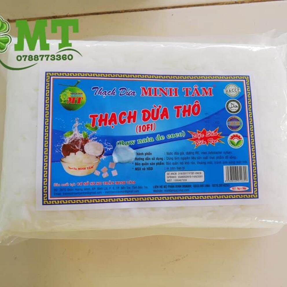 Thạch dừa thô Bến Tre loại đặc biệt KL1 kg + tặng hương