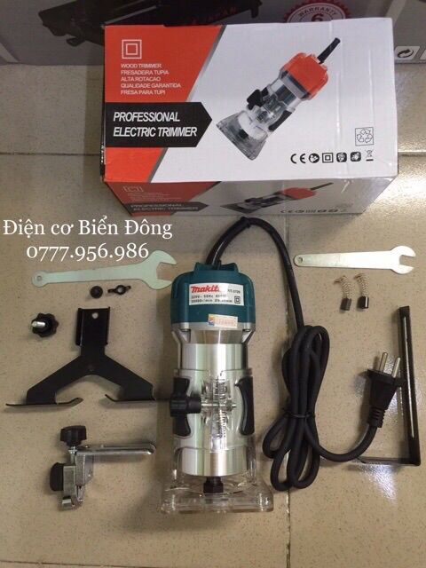 Máy phay gỗ mkt 6mm rt3709 thái lan soi mộng gỗ, phay gỗ, tạo rãnh...,...