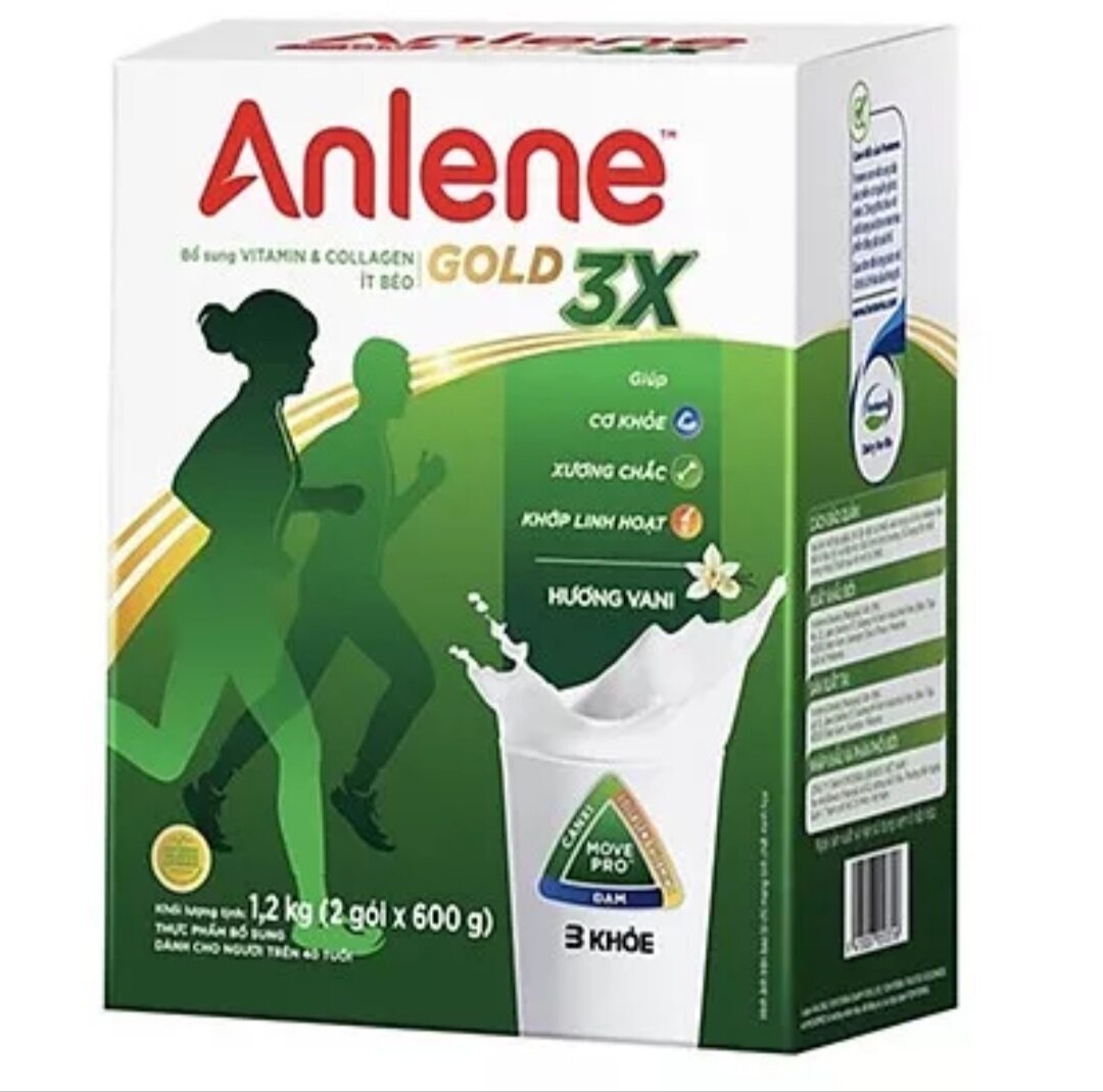 SỮA BỘT HỘP GIẤY ANLENE GOLD TRÊN 40 TUỔI 1,2KG