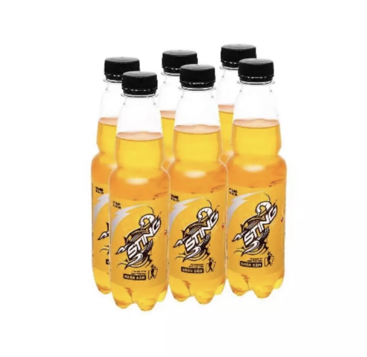 Lốc 6 chai Nước tăng lực Sting vàng nhân sâm 330ml