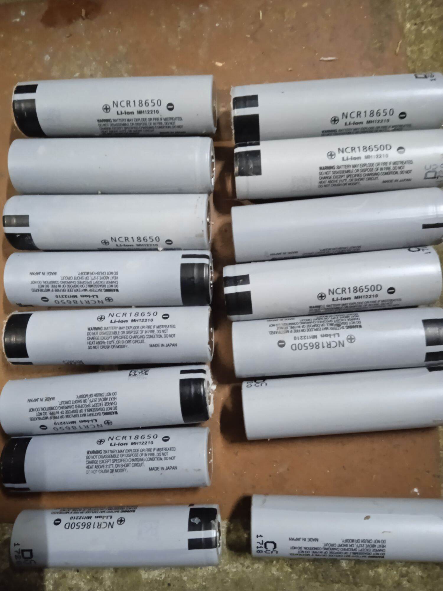 combo 10 cell pin Panasonic tháo khối