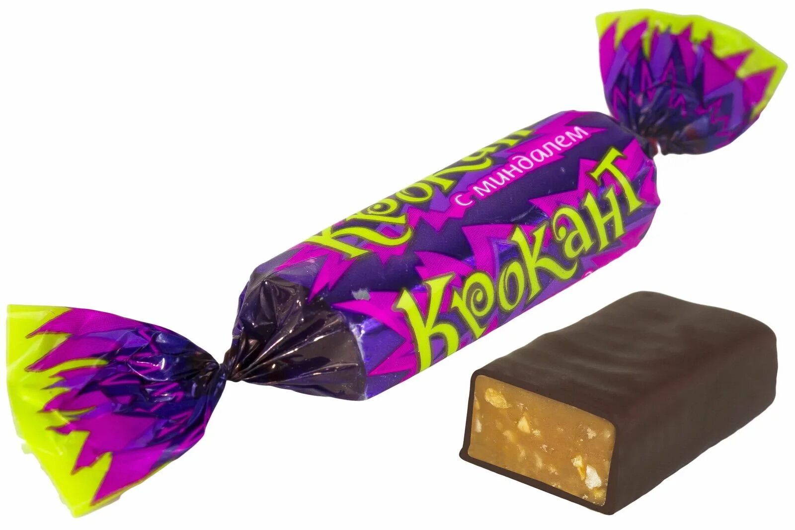 Kẹo tím Krokant socola hạnh nhân Nga/180gr
