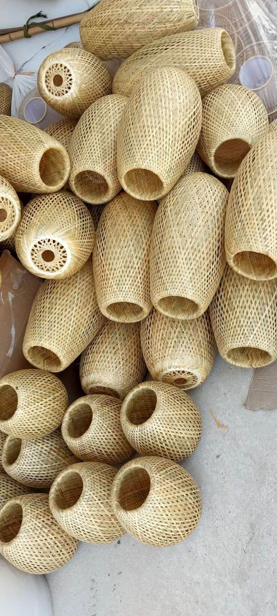 đèn mây tre ,đèn nhót đẹp size 24x40