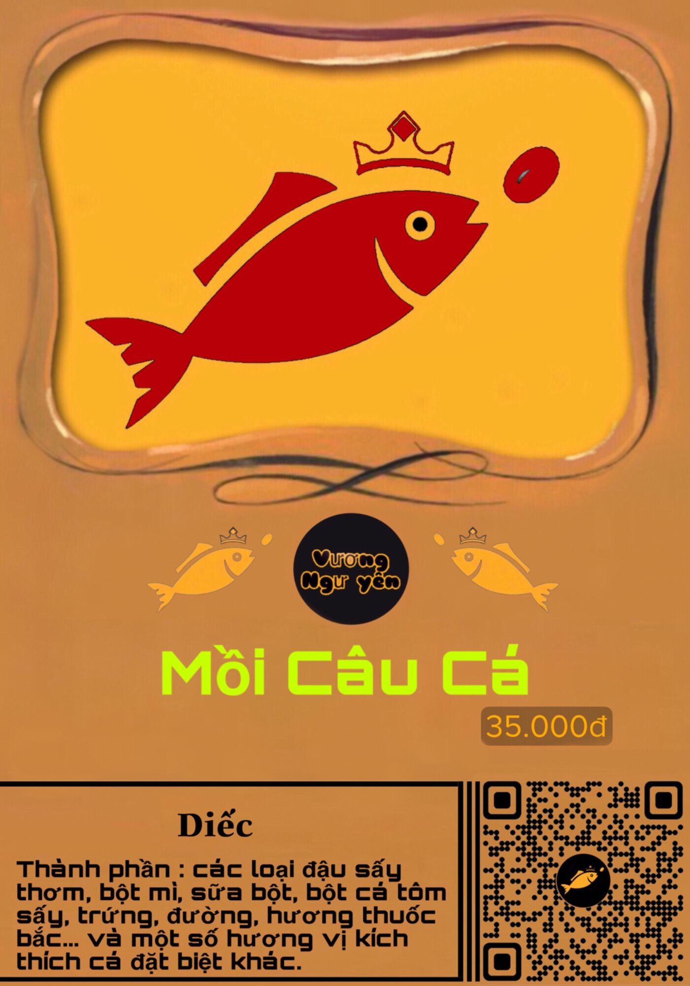 Bột câu cá Diếc - Vương Ngư Yên