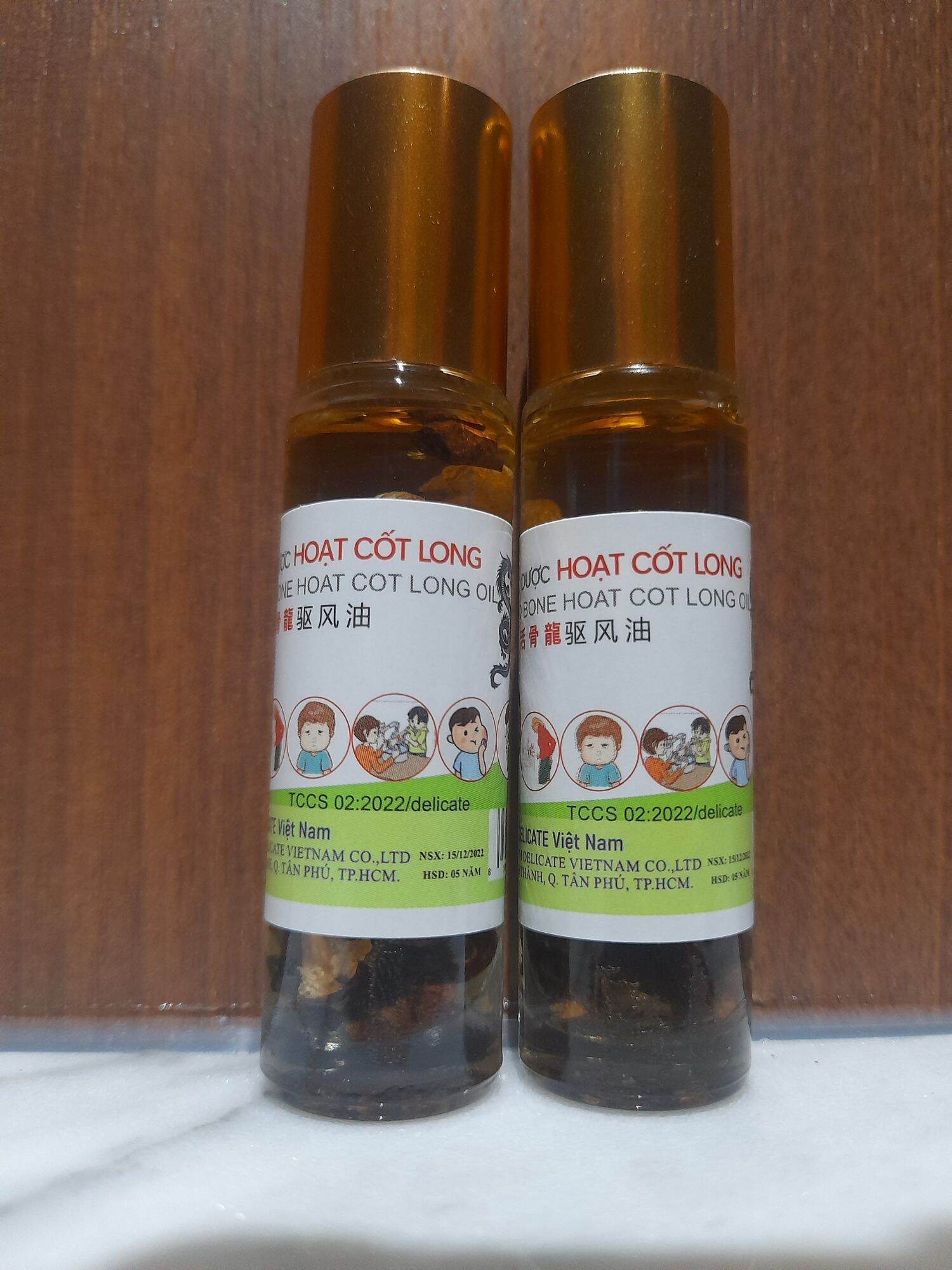 Dầu thảo dược hoạt cốt long dạng đầu lăn 10ml