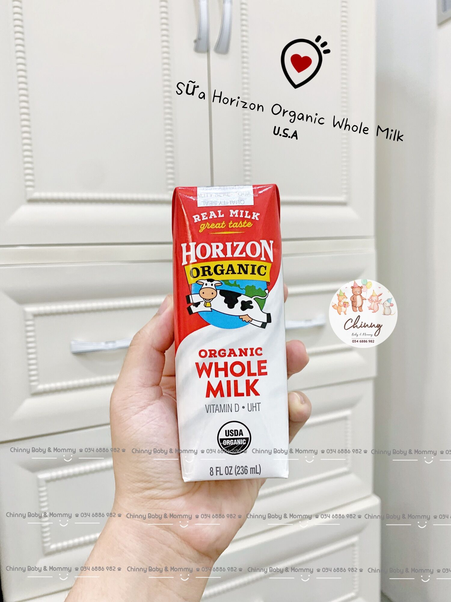 Sữa tươi horizon organic instant dry whole