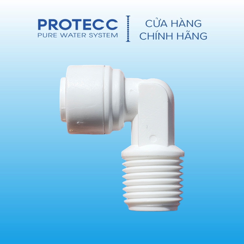 Co vuông ren ngoài 13 ra dây 6mm - cút thẳng ren ngoài 13 ra ống 6mm
