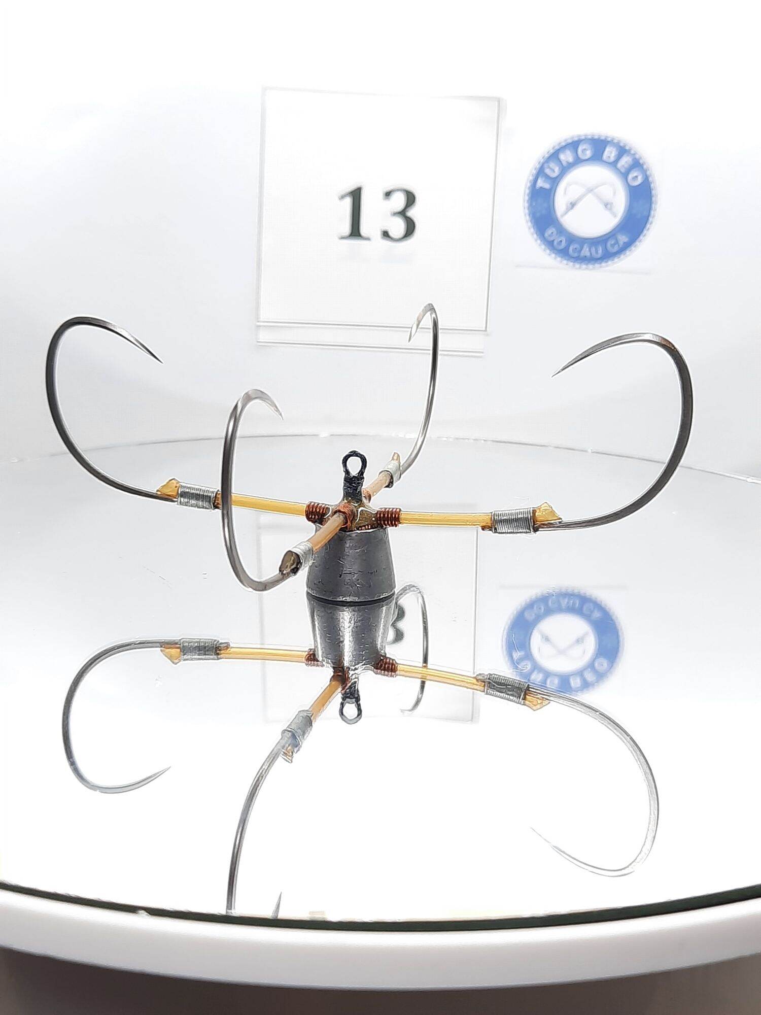 lưỡi câu tứ cỡ 13 các dáng
