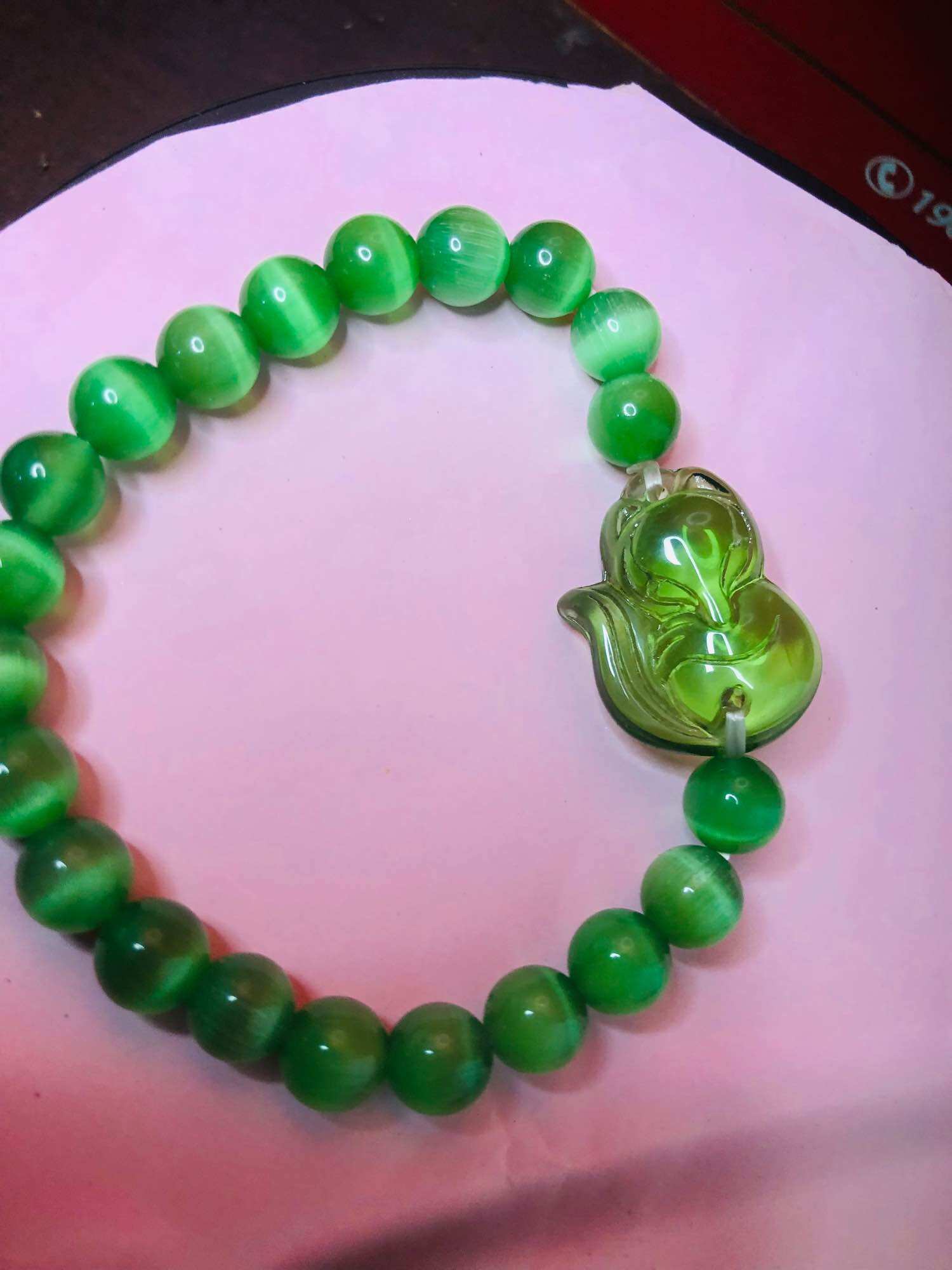 Vòng tay chuỗi hạt đá mix hồ ly