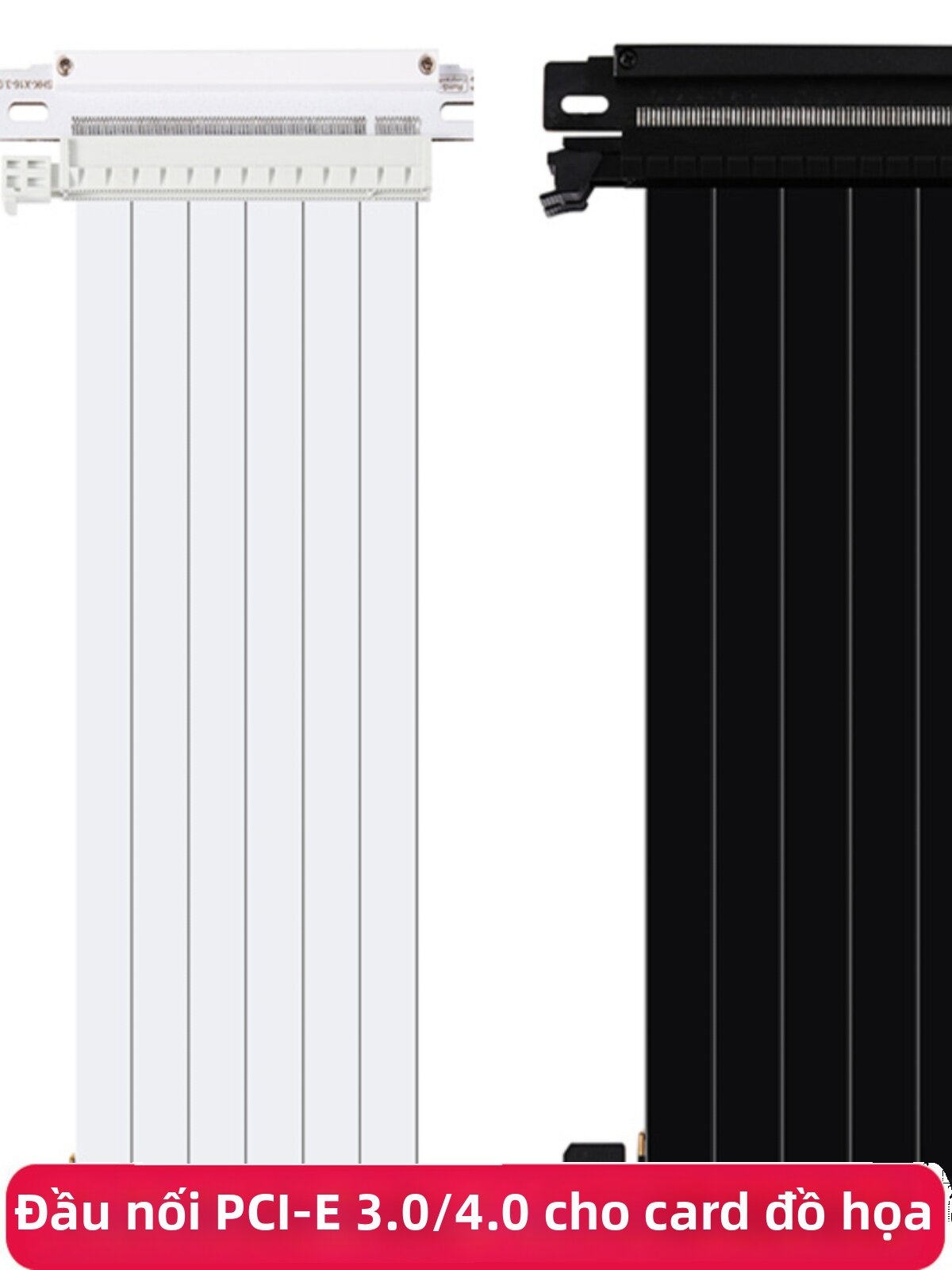 JIULIAN | Full-speed No-Loss Dual-Reversible Bend PCIe 4.0 x16 Extender Cable Giá 929,000 Đồng*Miễn phí vận chuyển