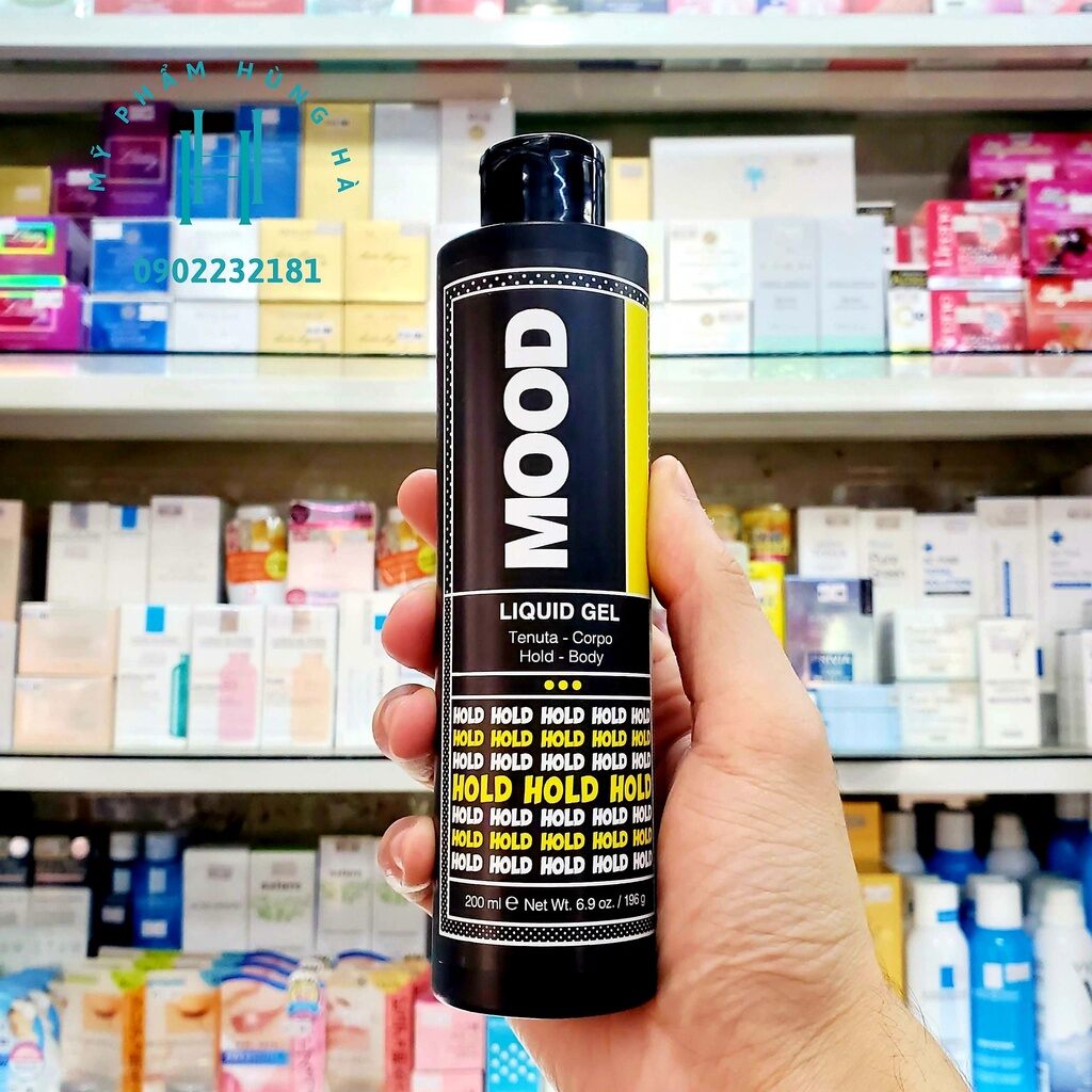 Xả khô Mood, xả khô giữ nếp tóc mềm mại, bồng bềnh dành cho tóc xoăn Mood Liquid Gel 200ml
