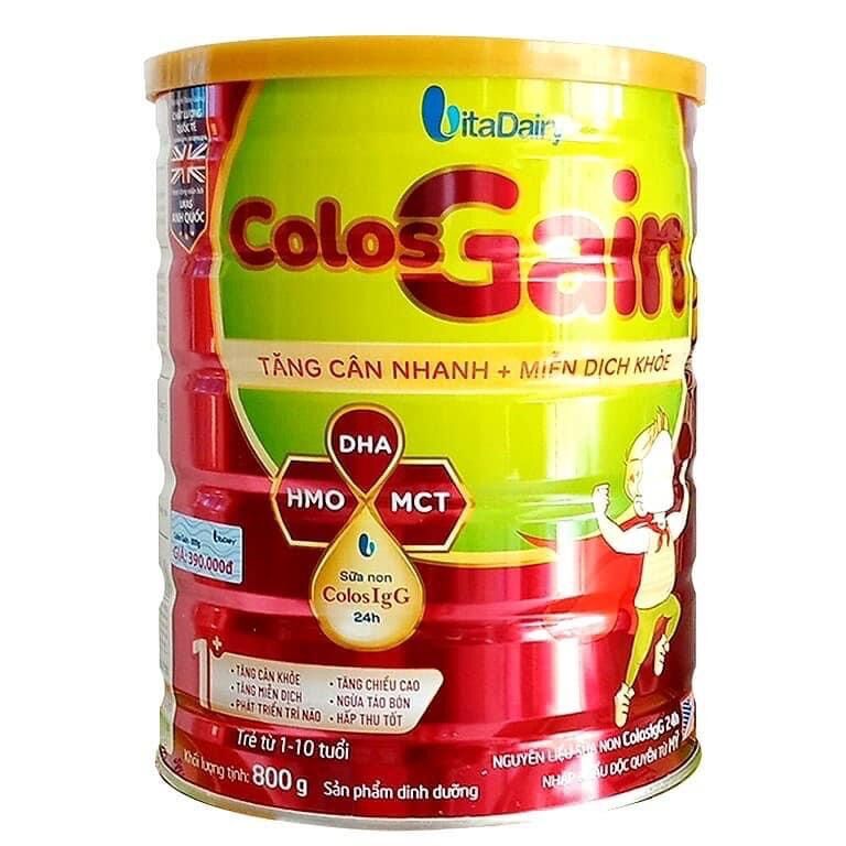 [TRỢ GIÁ] Sữa bột Colos Gain 1+ 800g