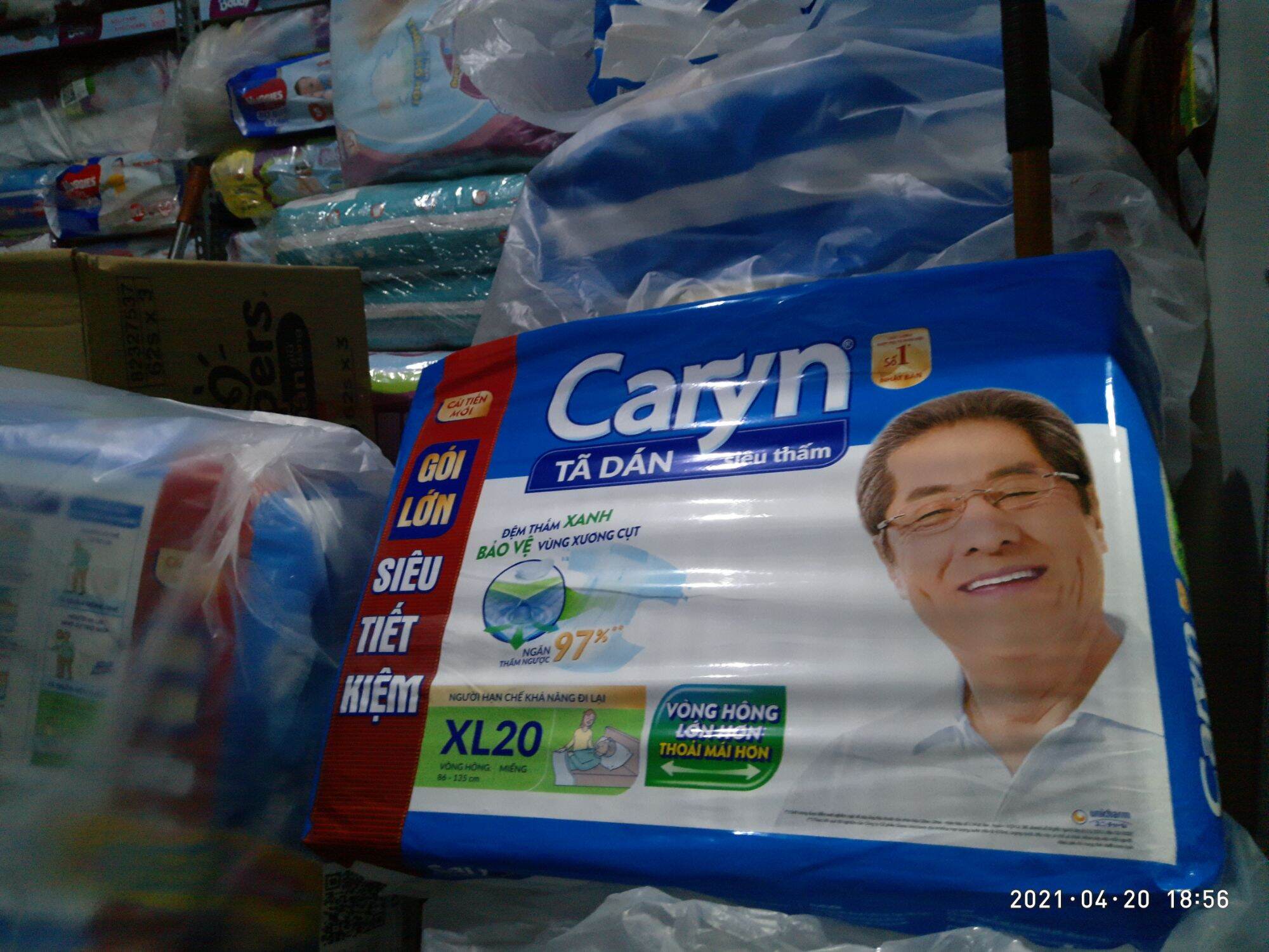 Tã dán người lớn Caryn XL 20 miếng