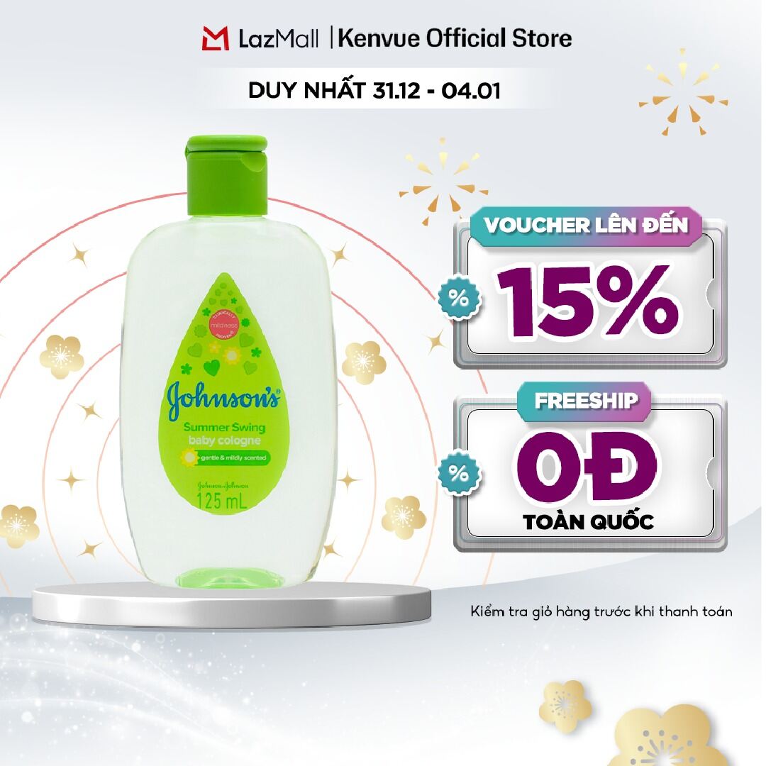  Nước Hoa Cho Bé Johnson's Baby Cologne 125ml 