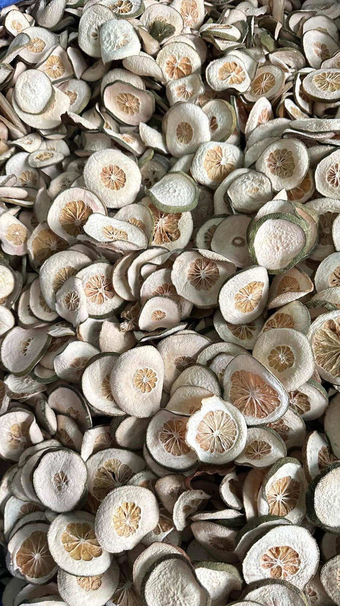 1Kg Bưởi non thái lát sấy khô