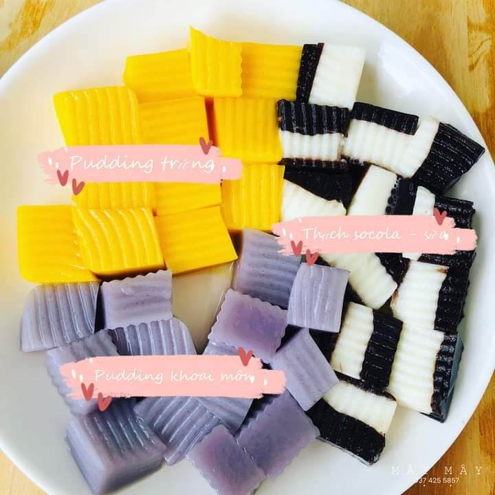 [Bịch 1kg] Bột plan puddinh Dou Xian