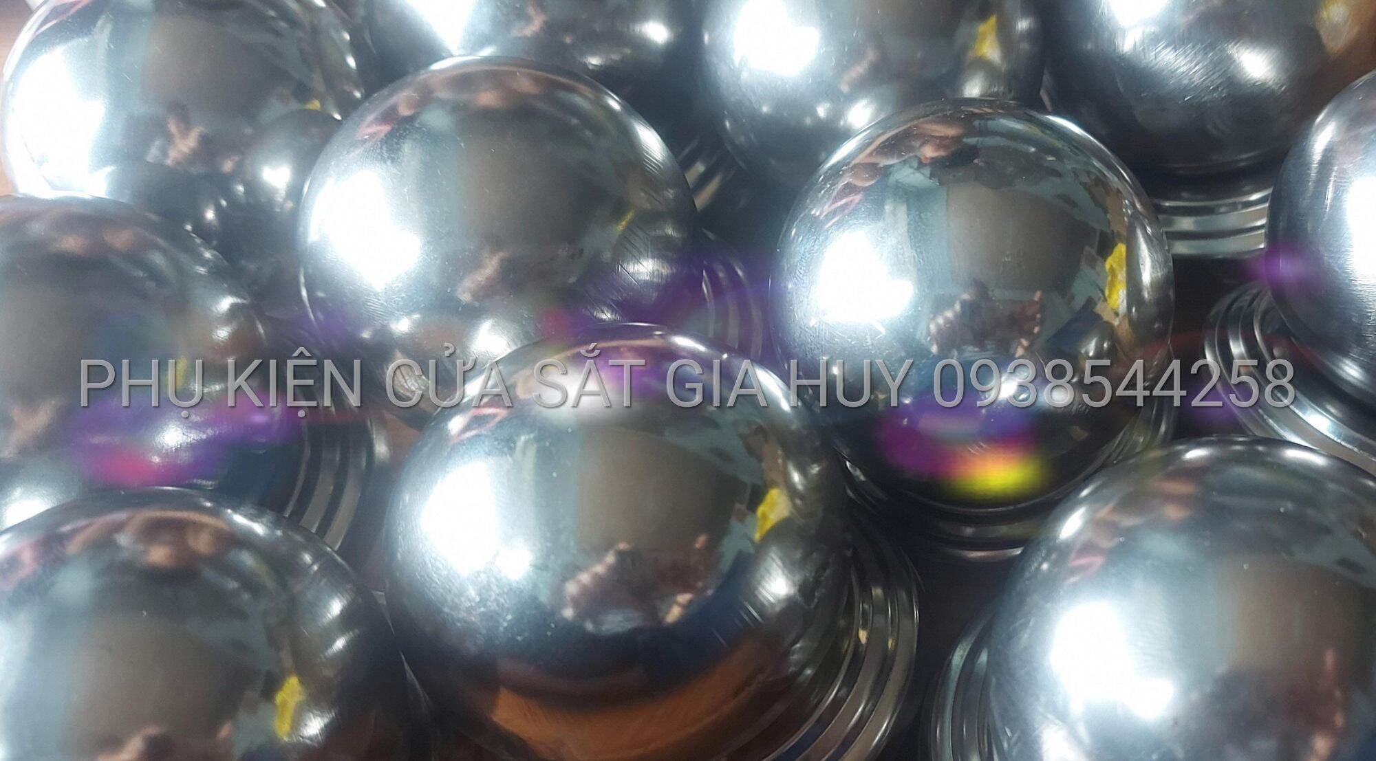 QUẢ CẦU INOX SIZE 60 COMBO (CHỤP + QUẢ CẦU)