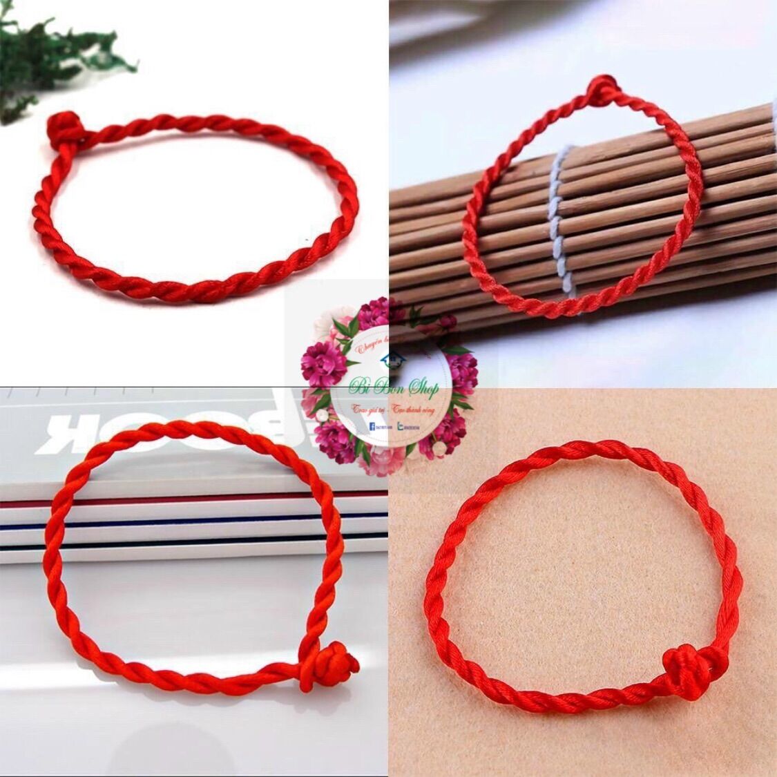 VÒNG TAY CHỈ ĐỎ SIZE 1.5mm