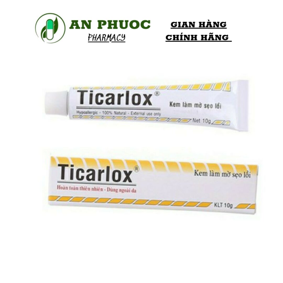 Ticarlox- kem bôi liền sẹo tuýp 10g
