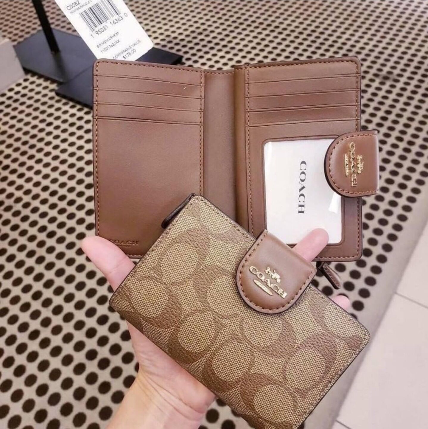 [HCM]Ví Coach mini dư xịn