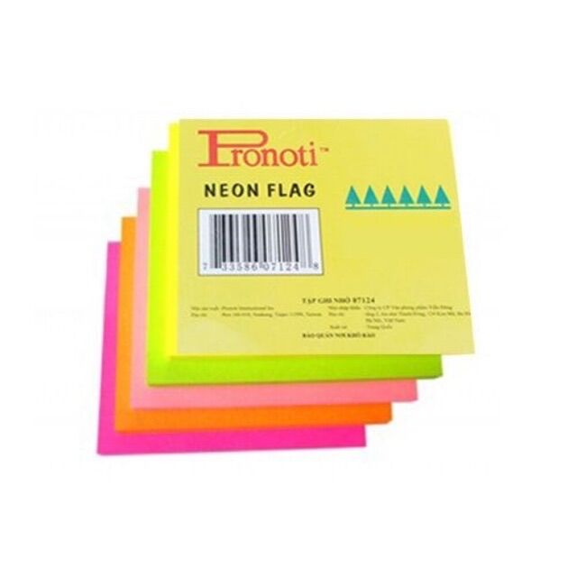 GIẤY NOTE GHI CHÚ 3x3 DẠ QUANG