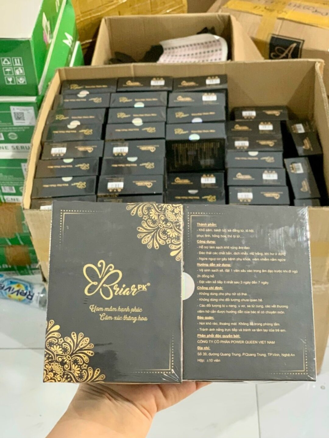 Viên đặt se khít Briar(10viên) che tên