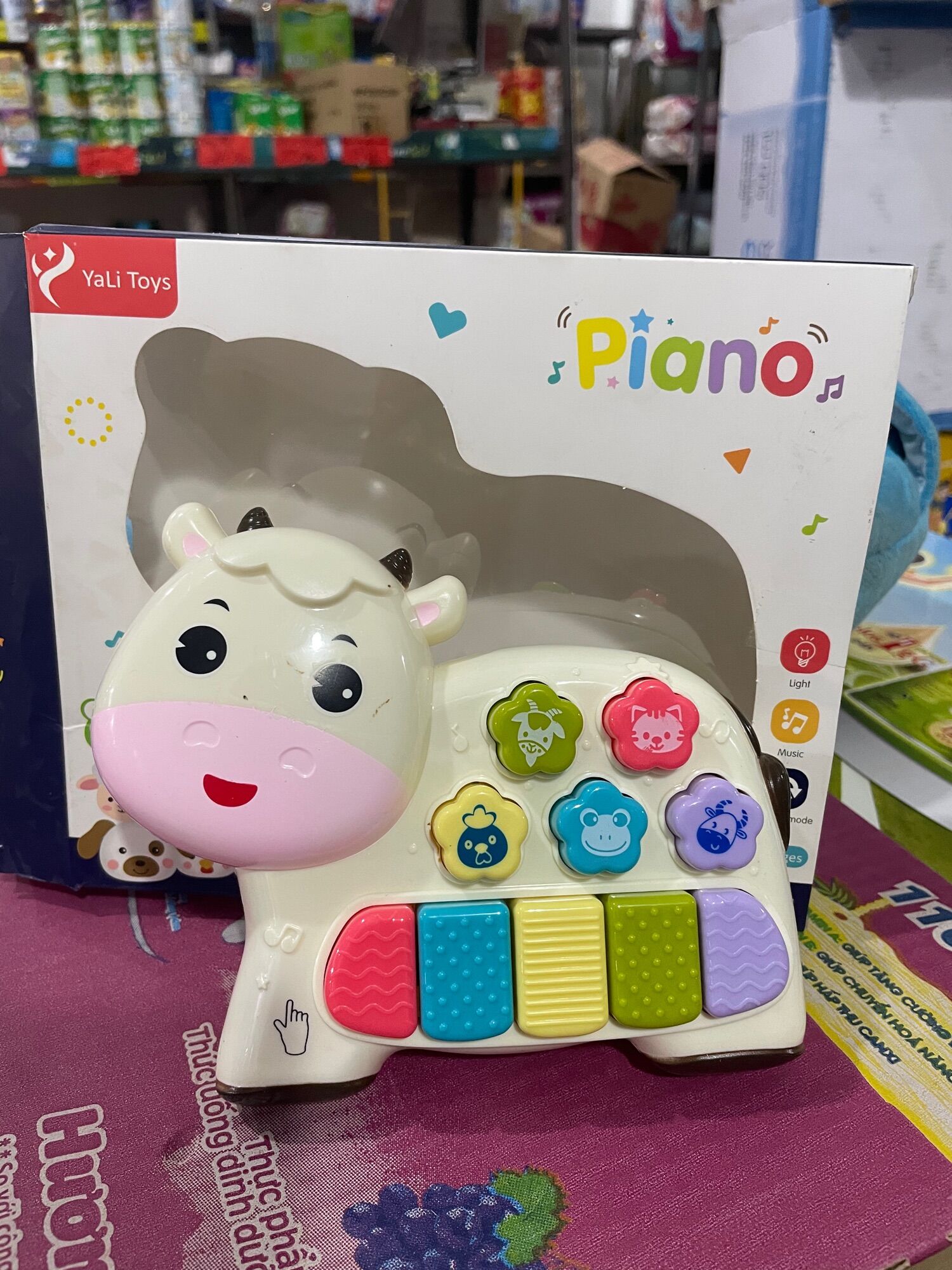 ——- Đồ chơi đàn piano hình cừu- hkm
