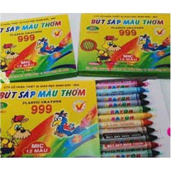 Sáp tô màu, sáp tô 12 màu mic
