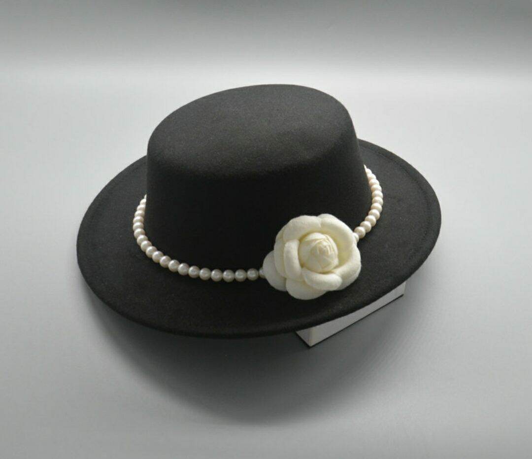 Nón mũ nỉ fedora rộng vành phớt cao bồi thời trang Hàn Quốc
