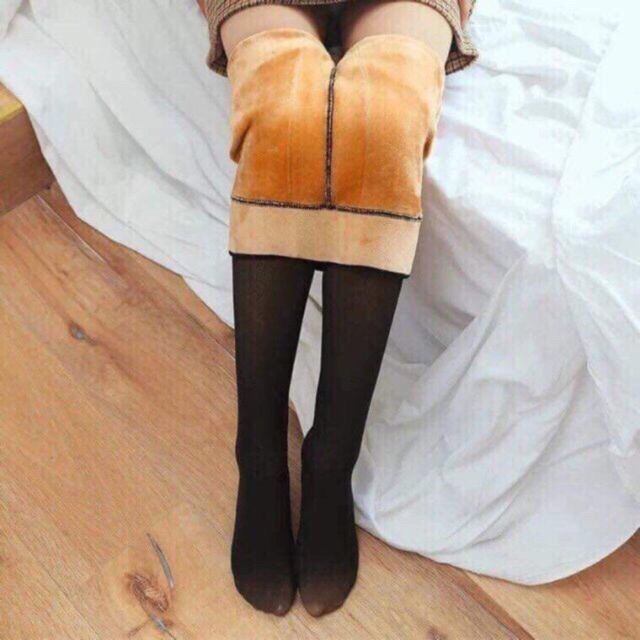 Quần tất 3d lót lông siêu ấm mùa đông