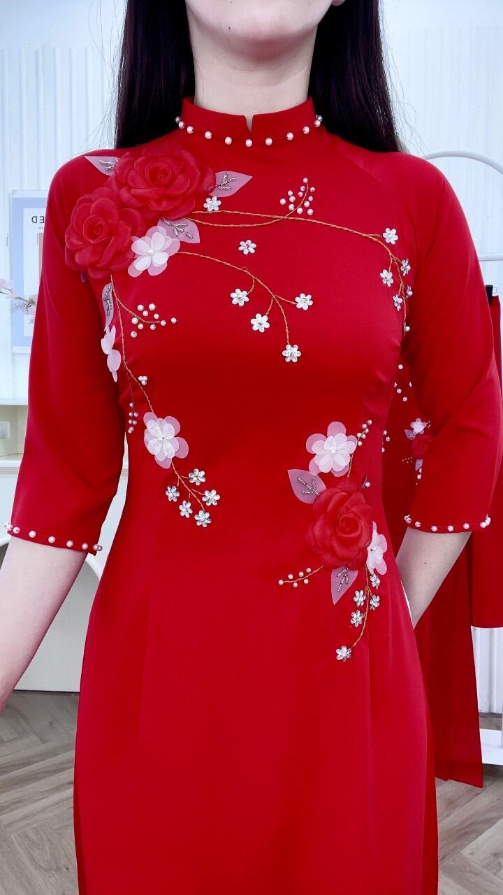 Áo Dài lụa mỹ  MT3