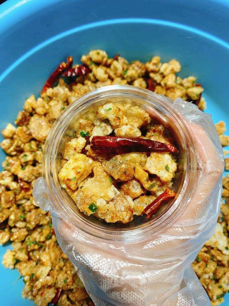 100gr tóp mỡ mắm hành