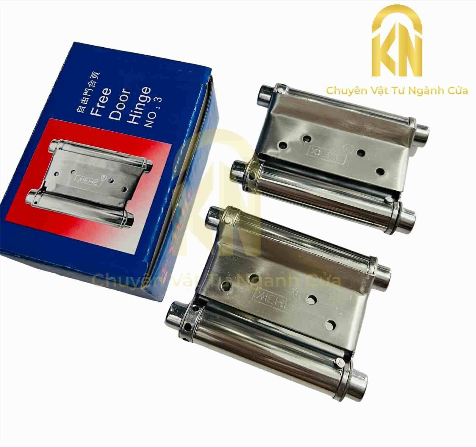[Bộ 2 cái ] Bản lề tự động 2 chiều inox XIEHE