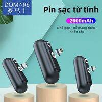 Pin Sạc Dự Phòng Không Dây Nhanh Mini Hình Viên Nang Từ Tính