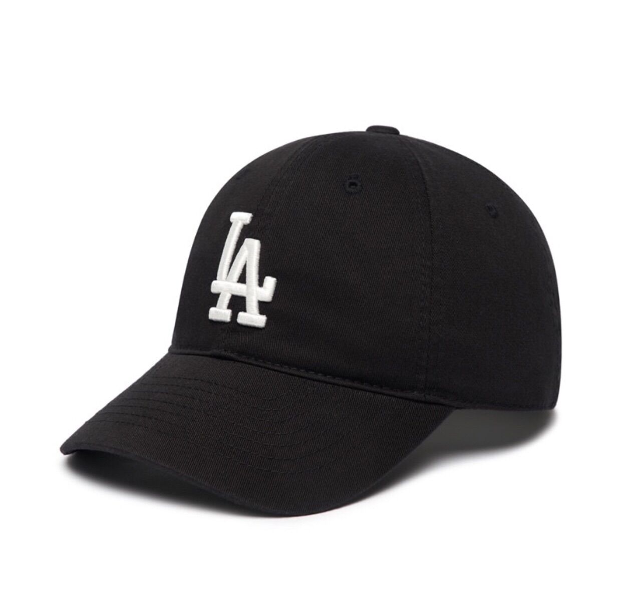 Mũ lưỡi trai L.A mlb màu đen(hàng chuẩn xuất dư)