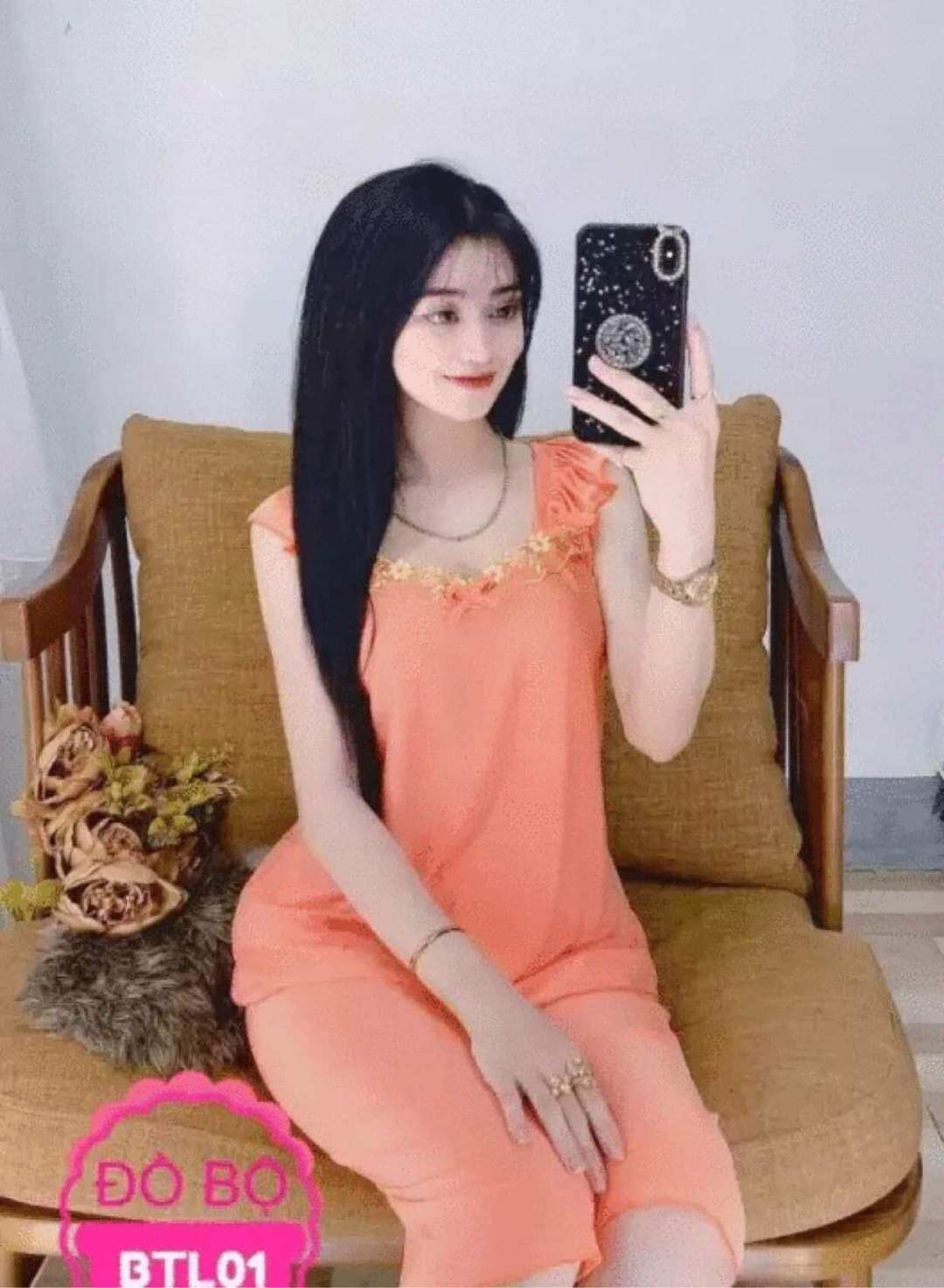 Đồ bộ lửng mặc ngủ thun lạnh mềm mại phối ren nhiều màu