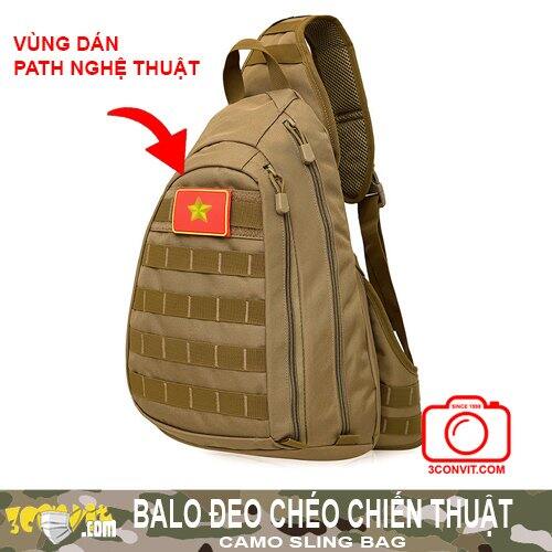 Balo đeo chéo chiến thuật thời trang đa năng