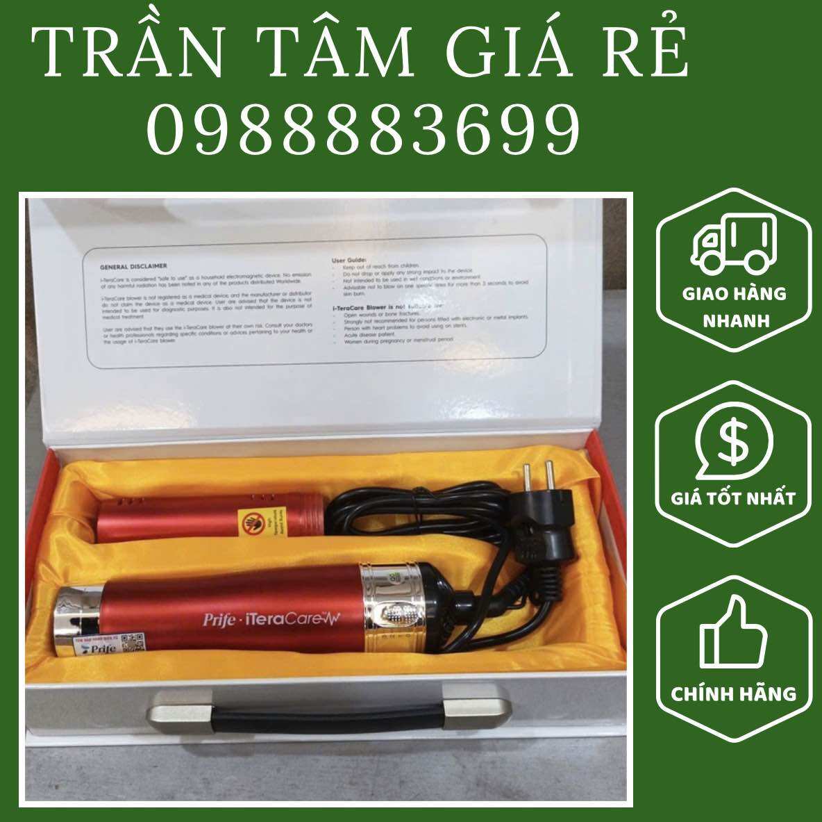 Mẫu mới 2024 Máy Sức khỏe ITERA CARE CLASSIC PRIFE Công Nghệ Cao