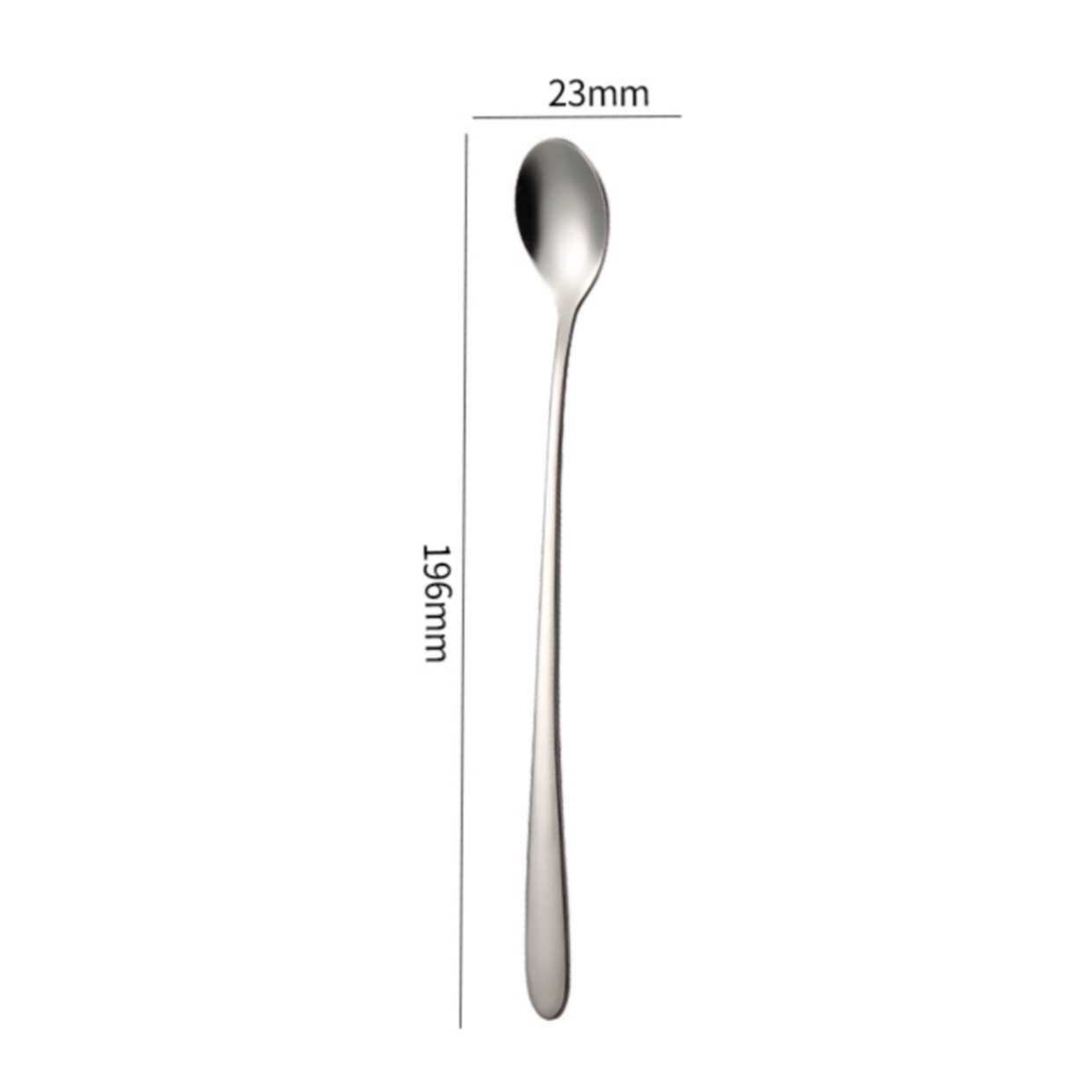 Muỗng thìa cà phê sinh tố cán dài inox - M11