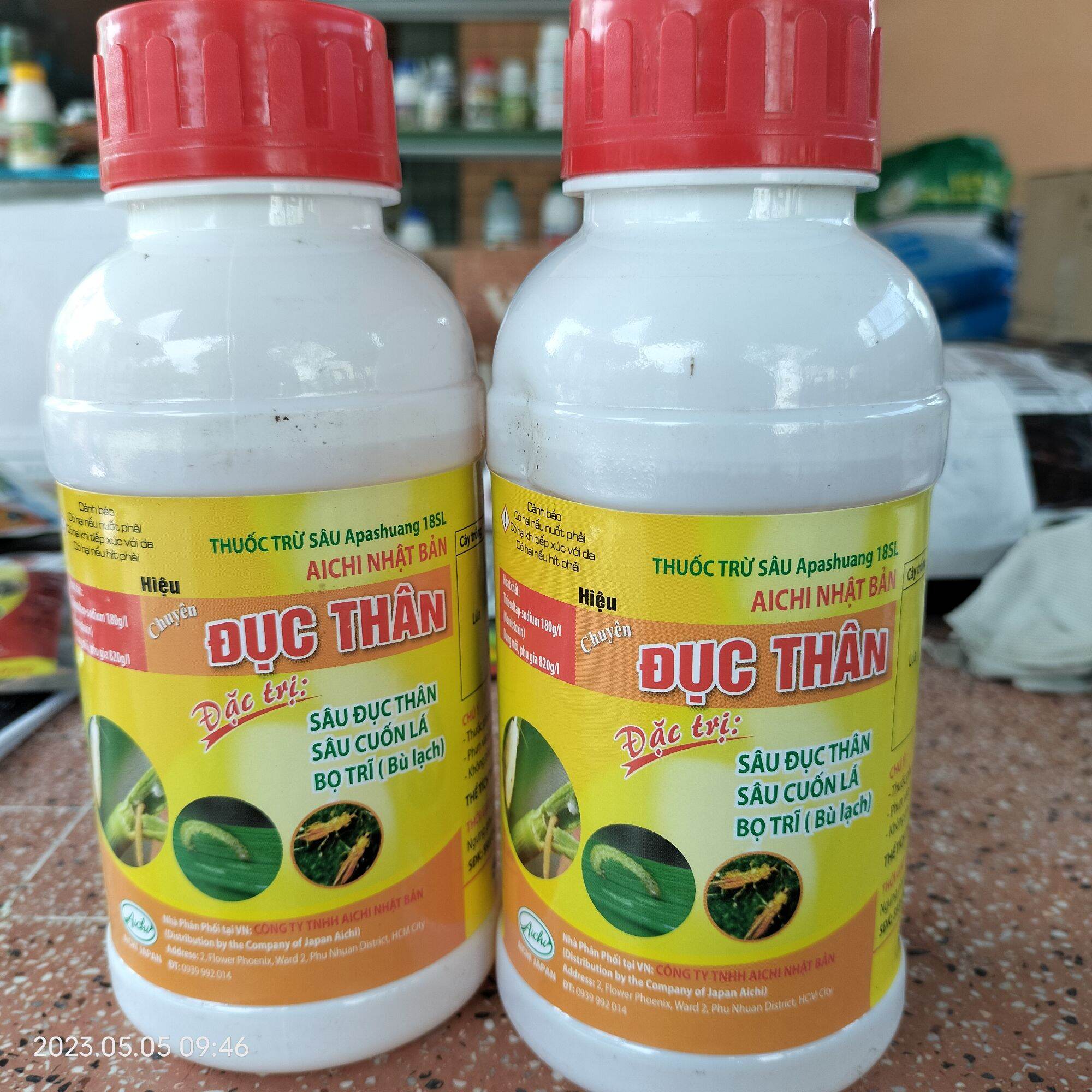Đặc trị sâu đục thân, sâu cuốn lá, bọ trĩ. đặc biệt không hôi chai 460ml