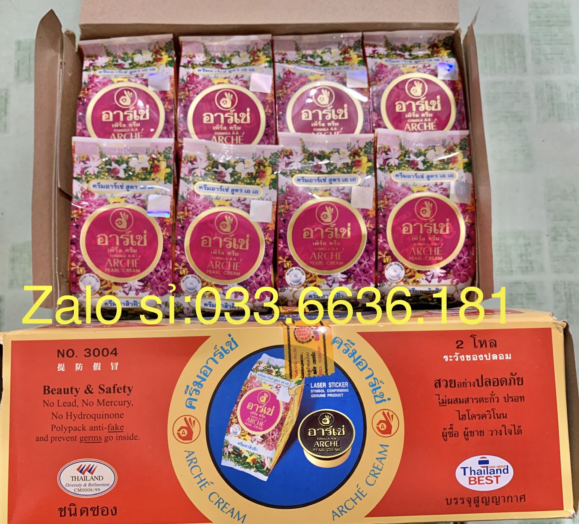 Sỉ nguyên lố 24 hủ kem Ac Thái chuẩn loại 1