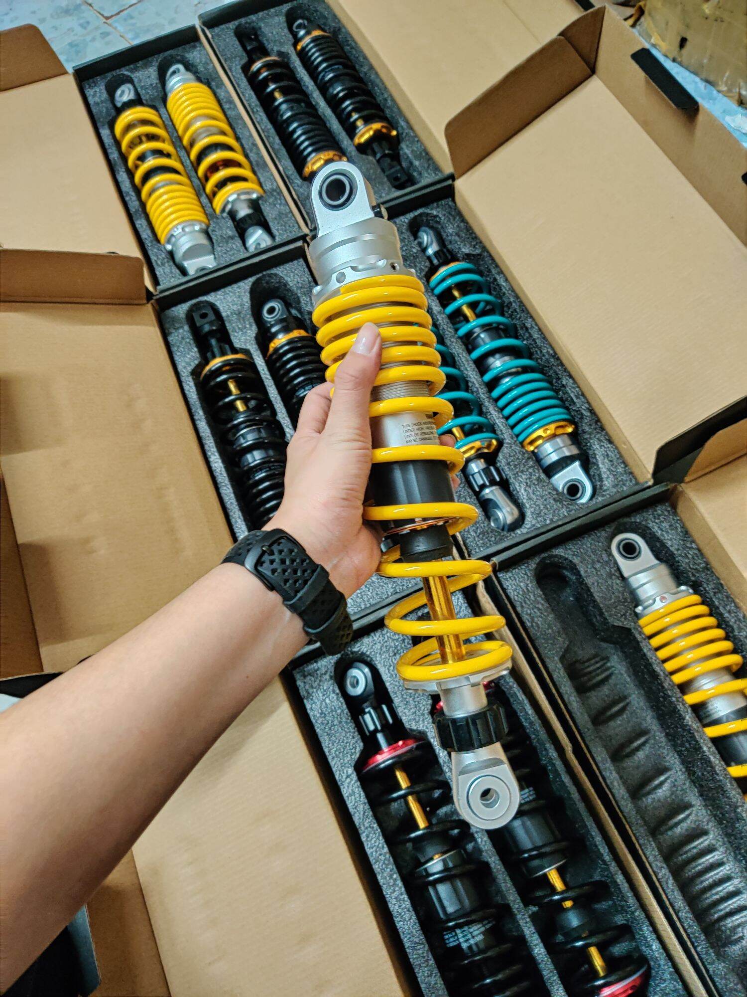 Phuộc Ohlins/Nitron (33cm) lắp Dream Wave Elegant Axelo Caphe Future Blade Suviva Magic Charly Cub MD Galaxy Win.....